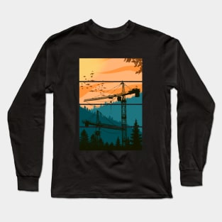 Tower Crane Nature Long Sleeve T-Shirt